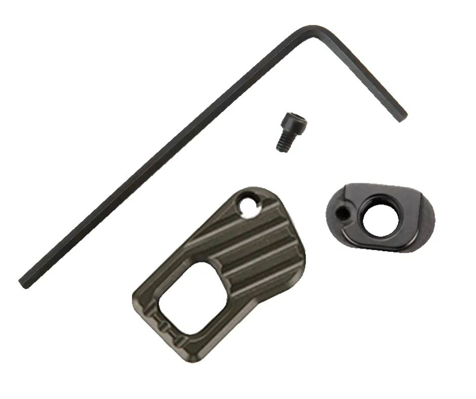 [BAD-EMMR-L-ODG] ENHANCED MODULAR MAGAZINE RELEASE - LARGE FINGER PAD KIT - ANODIZED OD GREEN