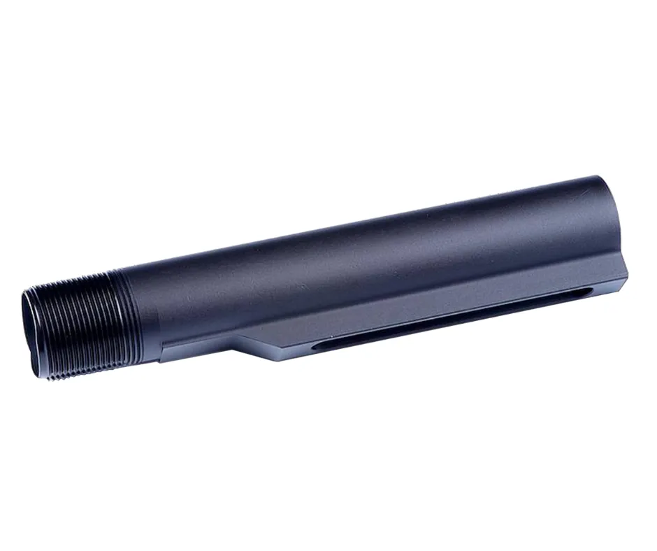 MIL-SPEC CARBINE BUFFER TUBE, 6 POSITION, BLACK