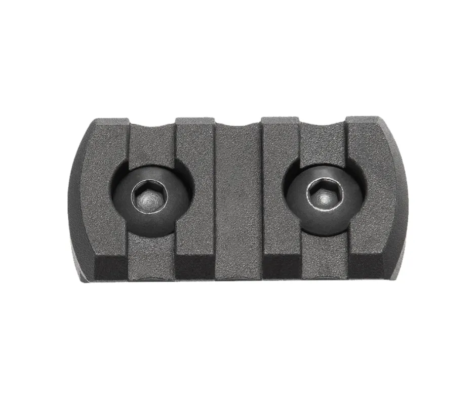 [BAD-MLOK-3S] M-LOK 3-SLOT PICATINNY RAIL SECTION RAIL ALUMINUM, ANODIZED BLACK