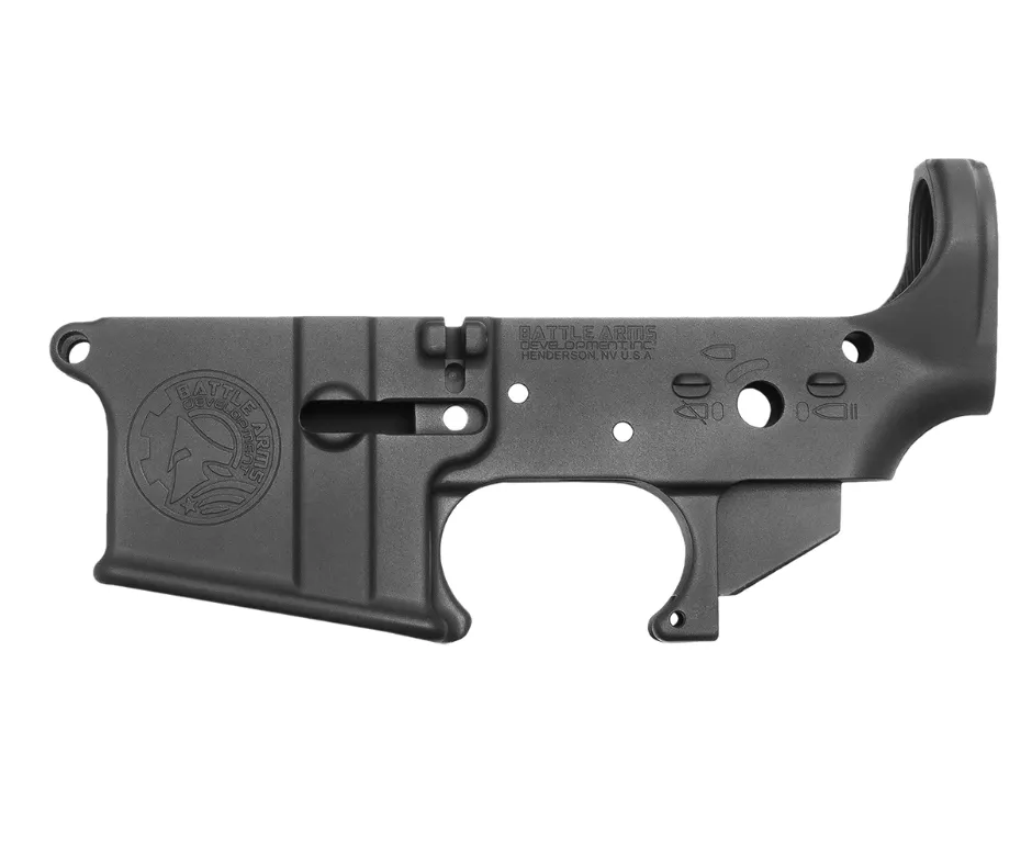 [WH556-LR-BLK] WORKHORSE ® FORGED 7075-T6 LOWER RECEIVER STRIPPED, BLACK ANODIZED - AR15