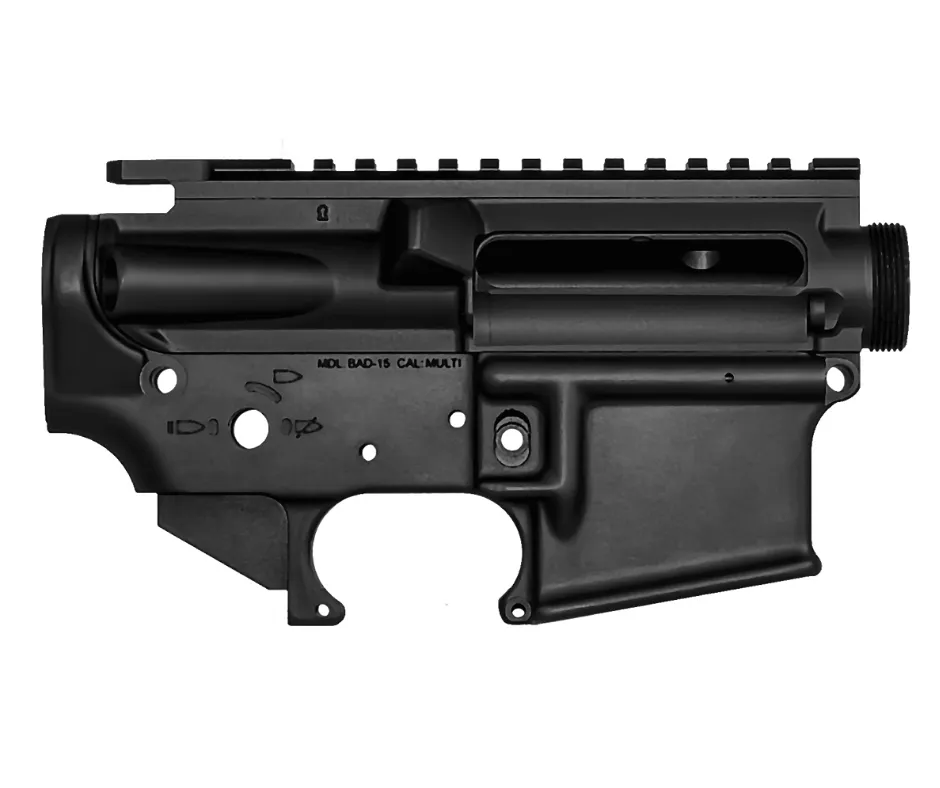[WH556-SET-BLK] WORKHORSE ® FORGED 7075-T6 UPPER AND LOWER RECEIVER SET STRIPPED, BLACK ANODIZED - AR15