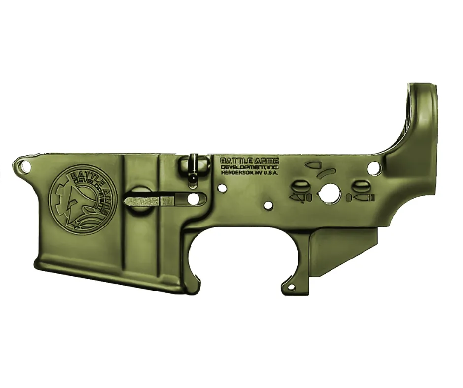 [WH556-LR-ODG] WORKHORSE ® FORGED 7075-T6 LOWER RECEIVER STRIPPED, ODG ANODIZED - AR15