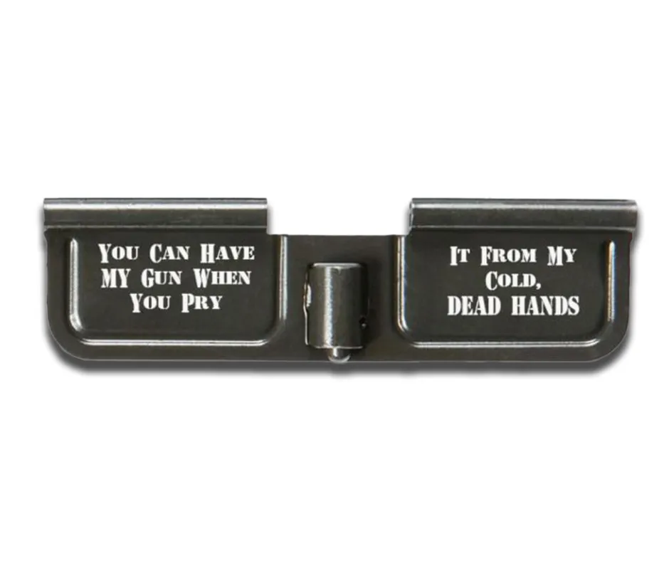 BAD CALIBER ENGRAVED EJECTION PORT COVER AR15/M16/M4  - COLD DEAD HANDS