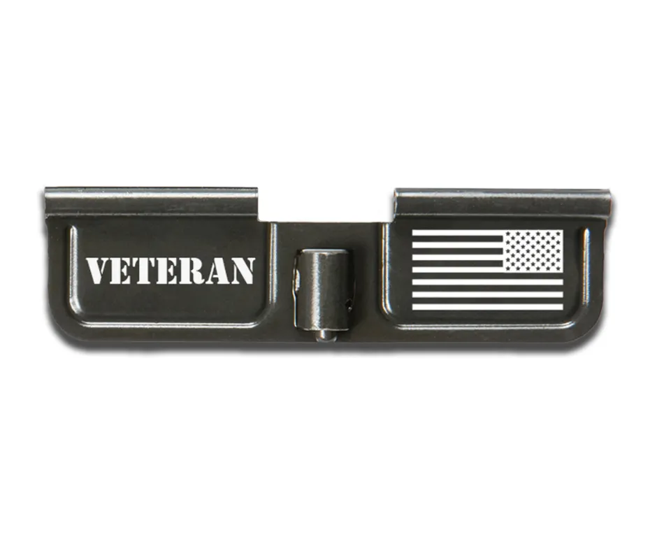 BAD CALIBER ENGRAVED EJECTION PORT COVER AR15/M16/M4  - VETERAN STARS